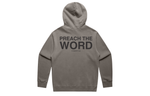 Preach the word hoodie grey