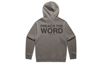 Preach the word hoodie grey