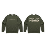 Until All Have Heard® Sweatshirt Green/Olive