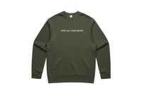Until All Have Heard® Sweatshirt Green/Olive